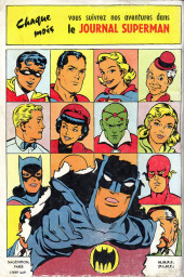 Verso de Superman et Batman puis Superman (Sagédition/Interpresse) -Rec03- Album N° 3 (du n° 7 au n° 9)