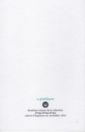 Verso de Poétique (la) - La poétique