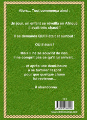 Verso de Le chevalier des sables - Tome 1