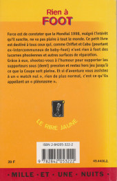 Verso de (AUT) Cabu -1998- Rien à foot