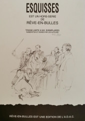 Verso de (AUT) Berthet - Esquisses présente Berthet