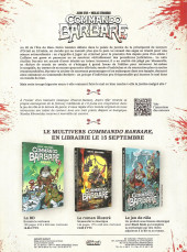 Verso de Commando Barbare -HC- Burrato le vertueux