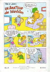 Verso de Tom et Jerry (Poche) -12- Le chat cobaye