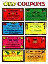 Verso de Crazy magazine (Marvel Comics - 1973) -29- You Can't Trust Anybody Issue!