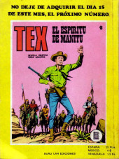 Verso de Tex (Buru Lan - 1970) -47- Muerte en el abismo