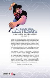 Verso de La ligue des justiciers - nouvelle génération -3- Volume 3