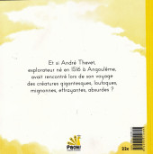 Verso de Alpha bestiaire - Carnet rêvé d'André Thevet
