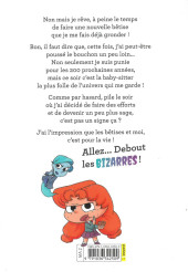 Verso de Mortelle Adèle -Roman03- Debout les Bizarres !