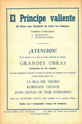 Verso de Príncipe Valiente (Aventuras del) (Editorial Ferma - 1956) -2- El reino de la tristeza