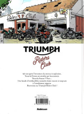 Verso de Triumph Riders Club -INT- L'intégrale