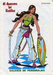 Verso de El Guerrero del Antifaz (3e édition - 1984) -1- El Brujo