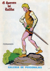Verso de El Guerrero del Antifaz (3e édition - 1984) -4- Número 4