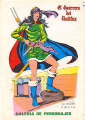 Verso de El Guerrero del Antifaz (3e édition - 1984) -5- Número 5