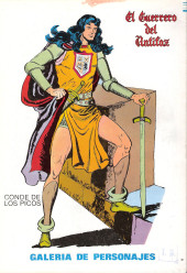 Verso de El Guerrero del Antifaz (3e édition - 1984) -6- Número 6