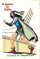 Verso de El Guerrero del Antifaz (3e édition - 1984) -9- Número 9