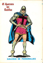 Verso de El Guerrero del Antifaz (3e édition - 1984) -10- Número 10