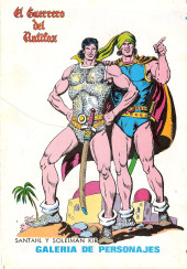 Verso de El Guerrero del Antifaz (3e édition - 1984) -12- Número 12