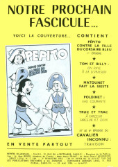 Verso de Pepito (1re Série - SAGE) -15- L'île des perroquets