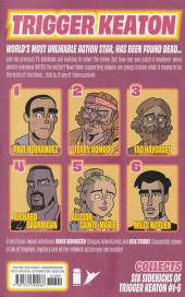 Verso de Six Sidekicks of Trigger Keaton (Image Comics - 2021) -INT- Six Sidekicks of Trigger Keaton