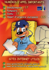 Verso de Gendy -a2005- Gendy et la sécurité routière