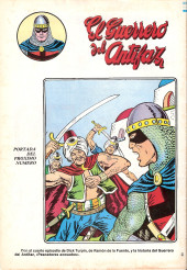 Verso de El Guerrero del Antifaz (3e édition - 1984) -23- Número 23