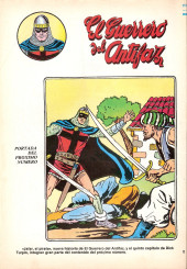 Verso de El Guerrero del Antifaz (3e édition - 1984) -24- Número 24