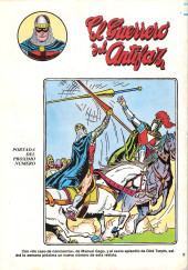 Verso de El Guerrero del Antifaz (3e édition - 1984) -25- Número 25