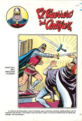 Verso de El Guerrero del Antifaz (3e édition - 1984) -28- Número 28
