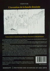 Verso de (AUT) Töpffer - Töpffer L'invention de la bande dessinée