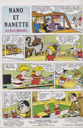 Verso de (Recueil) Nano et Nanette (Le Journal de) -7- Album N°7 (du n°36 au n°41)