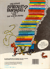 Verso de Spirou et Fantasio -16b1984- L'ombre du Z