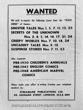 Verso de Creepy worlds (Alan Class& Co Ltd - 1962) -175- The Iron Brain!