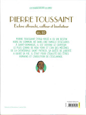 Verso de Pierre Toussaint - Esclave affranchi, coiffeur et bienfaiteur en BD