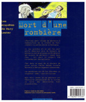 Verso de Mary Lester (Une enquête de) -1- Mort d'une rombière
