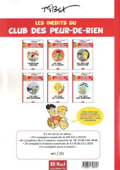 Verso de Le club des 
