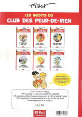 Verso de Le club des 