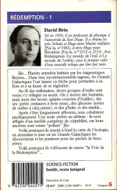 Verso de (AUT) Caza -1997- Rédemption - 1 Le monde de l'exil (J'ai lu N°4457)