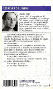 Verso de (AUT) Caza -1998- Rédemption - 4 Les rives de l'infini (J'ai lu N°4858)