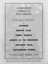 Verso de Creepy worlds (Alan Class& Co Ltd - 1962) -201- Dynamo versus NoMan