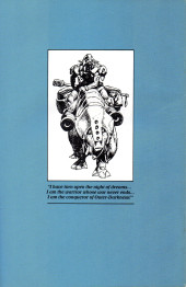 Verso de The light and Darkness War (1988) -5- Issue # 5