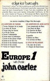 Verso de (AUT) Druillet -1971- John Carter - 4. La princesse de Mars