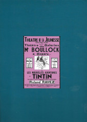 Verso de Tintin - Pastiches, parodies & pirates - M. Boullock a Disparu
