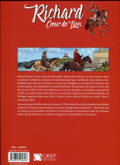 Verso de Richard Cœur de Lion (Miniac/Paillou) - De Talmont à Fontevraud, une fabuleuse épopée