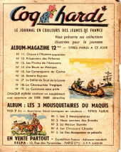 Verso de Coq-Hardi (Collection) -10- Les compagnons de la tortue