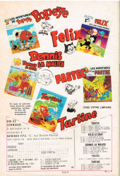 Verso de Tartine (Festival - 1re série) (1961)  -86- Une tonne de lingots d'or