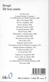 Verso de (AUT) Sempé -17Poche- De bon matin