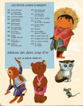 Verso de Un petit livre d'argent -359- Pouce Poussin