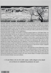 Verso de Les enquêtes de Sherlock Holmes (Marniquet) -TT- Le Chien des Baskerville