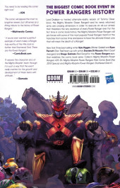 Verso de Mighty Morphin Power Rangers -INTA- Shattered grid