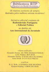 Verso de Biblioteca RTP - Clássicos em Banda Desenhada -4- O cavalo preto